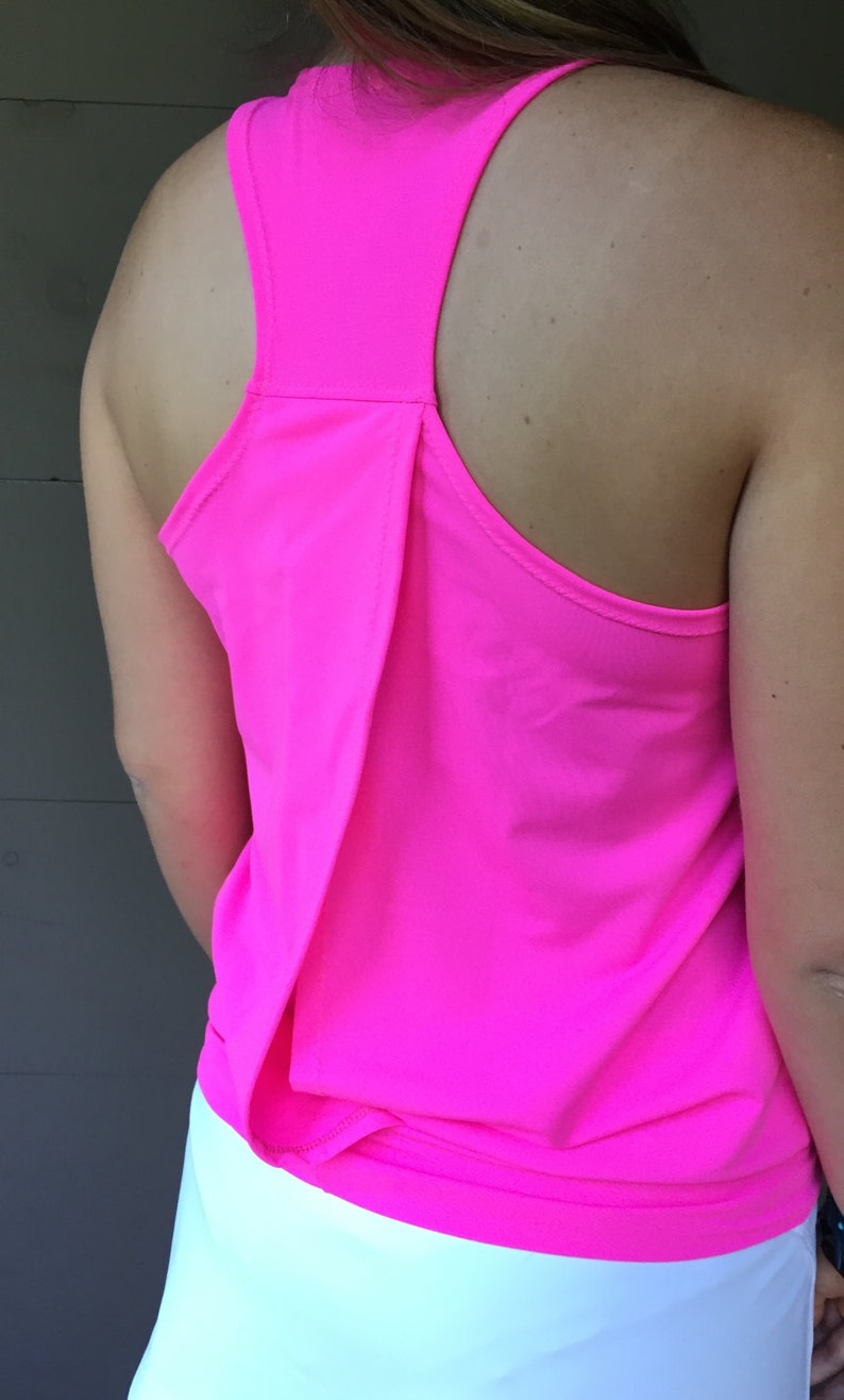 Pink Exercise Racer Back Top - S