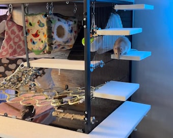 6" Rat Hamster Chinchilla Cage Ledge PVC