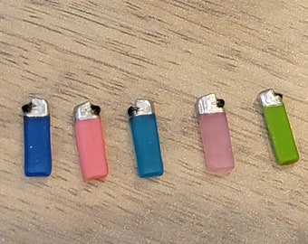 Miniature Cigarette Lighter - 1/2" -  Size is for an 11" Doll or Action Figure