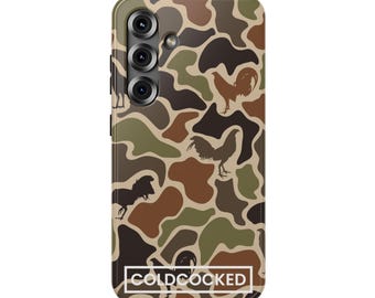 Funda para teléfono Samsung Galaxy Cold Cocked Woodland Camo Impact