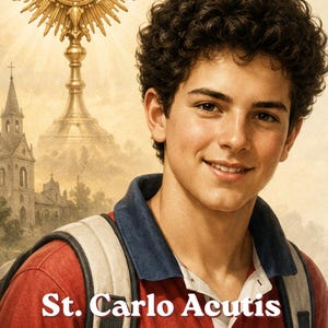 St Carlo Acutis Prayer Card Printable | Catholic Prayer | Saint Carlo Acutis | Eucharist Prayer | Catholic Printable | Instant Download