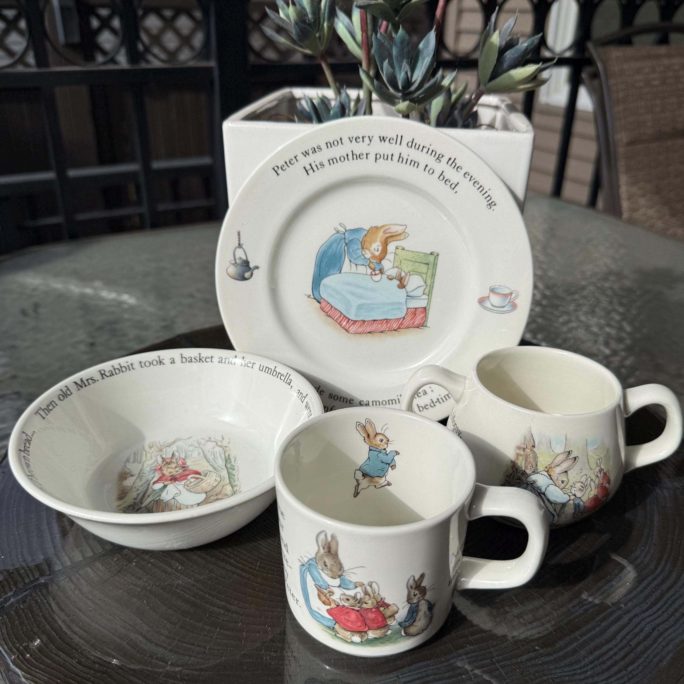 Peter rabbit china set - Etsy 日本