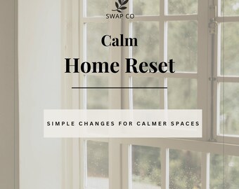 Calm Home Reset Guide | Gluten-Free + Sensitive Systems (PDF)