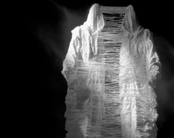 Cenotaph #9 - For Frank Zappa - Framed Print, 12x12 with Black Frame and White Mat.