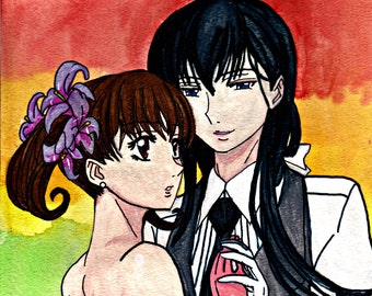 Yumi and Sachiko *Original Painting*
