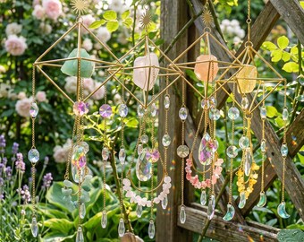 Crystal Sun Catcher Hanging Rainbow Maker Window Prism Decor