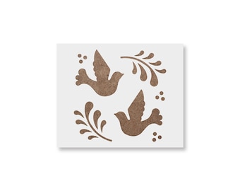 Mexican talavera stencil – reusable template for painting, crafts, wood signs, tile art, home decor, and diy projects – 6 size options