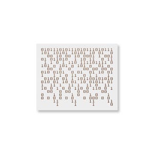 Matrix pattern stencil – code stencil – 11x9 inch gamer stencil for painting, walls, diy art