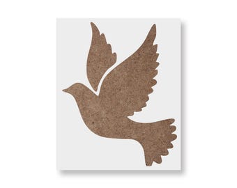 Dove Stencil – Mexican Talavera Template – Reusable Birds Template Stencil – Dove Template Stencil for Painting, Walls, Wood, Canvas