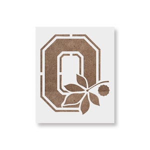 Ohio Stencil – Ohio Template for Crafts, Wall Art, Sports Décor, Coloring, Drawing, Airbrush, Spray Paint