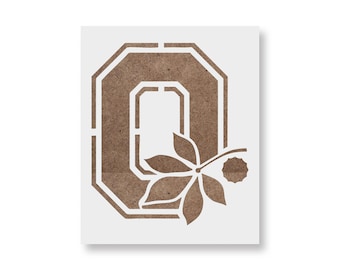 Ohio Stencil – Ohio Template for Crafts, Wall Art, Sports Décor, Coloring, Drawing, Airbrush, Spray Paint