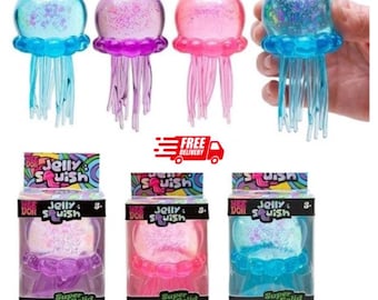 NeeDoh Jelly Squish Stress Toy Jellyfish Fidget Sensory Squeeze Toy Squishy