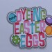 Paper Piecing, Happy Easter, Scrapbook Page, Layout, Die Cut, Easter
