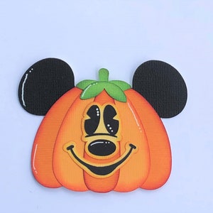 Scrapbook Accent,  Pumpkin, Halloween, , Paper Piecing, Die Cut, Reddie13