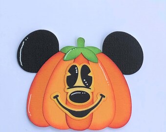 Scrapbook Accent,  Pumpkin, Halloween, , Paper Piecing, Die Cut, Reddie13