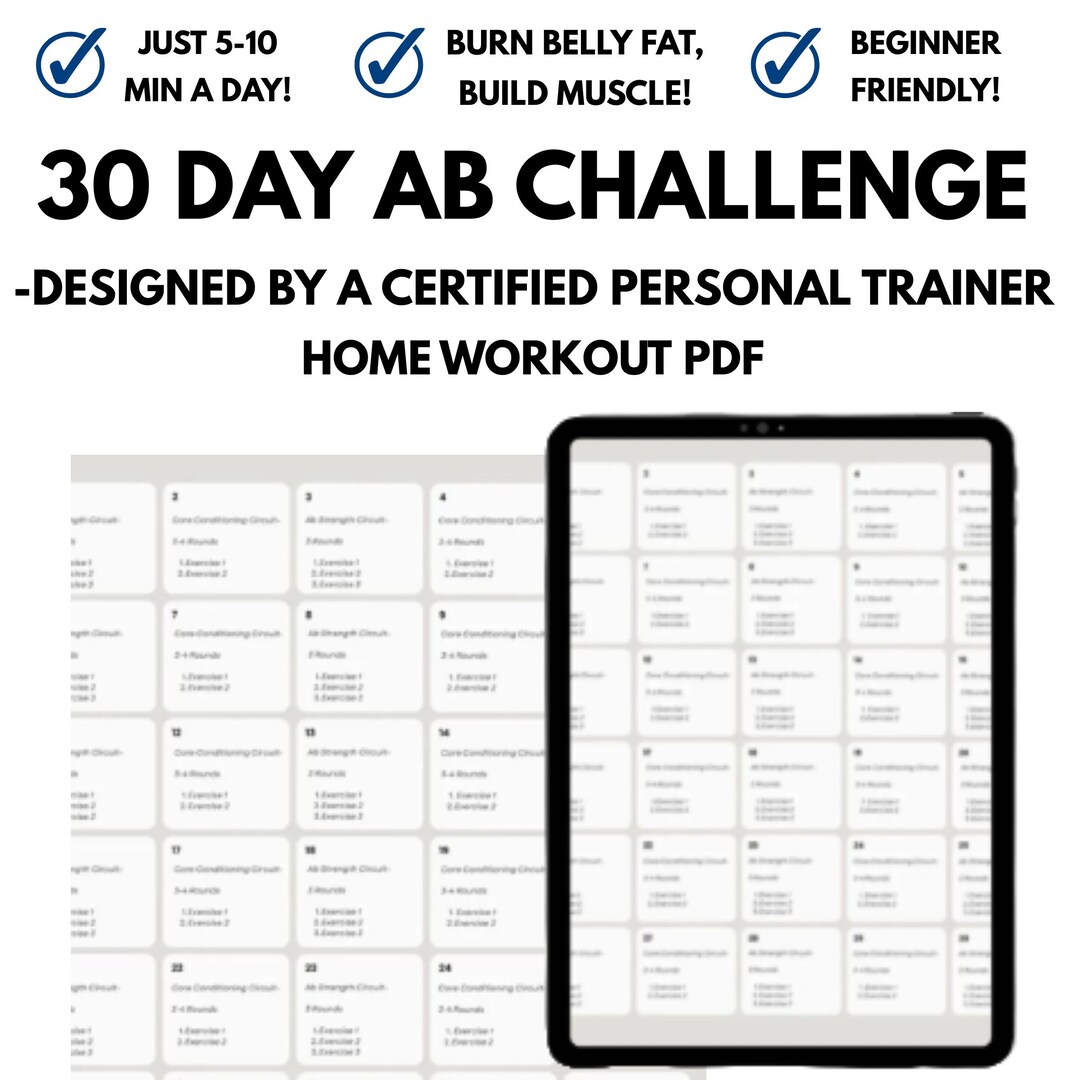Ab Workout Plan to Lose Belly Fat Beginner Friendly Fitness Plan Flat ...