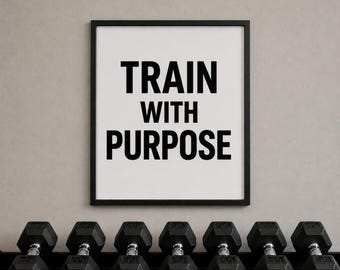 Väggkonst för gym, personlig tränare, present till kroppsbyggare, inspirerande väggkonst, väggdekoration för gym, konst för träningsrum, present till gymägare