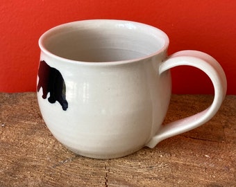 Black bear mug