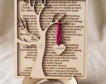Tree of Love Gift Laser Cut SVG File