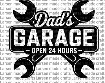 Dad's Garage Laser Cut SVG File