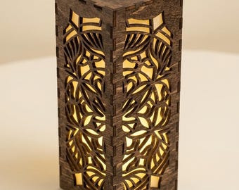 Laser Cut Light box/Lamp/Lantern SVG File