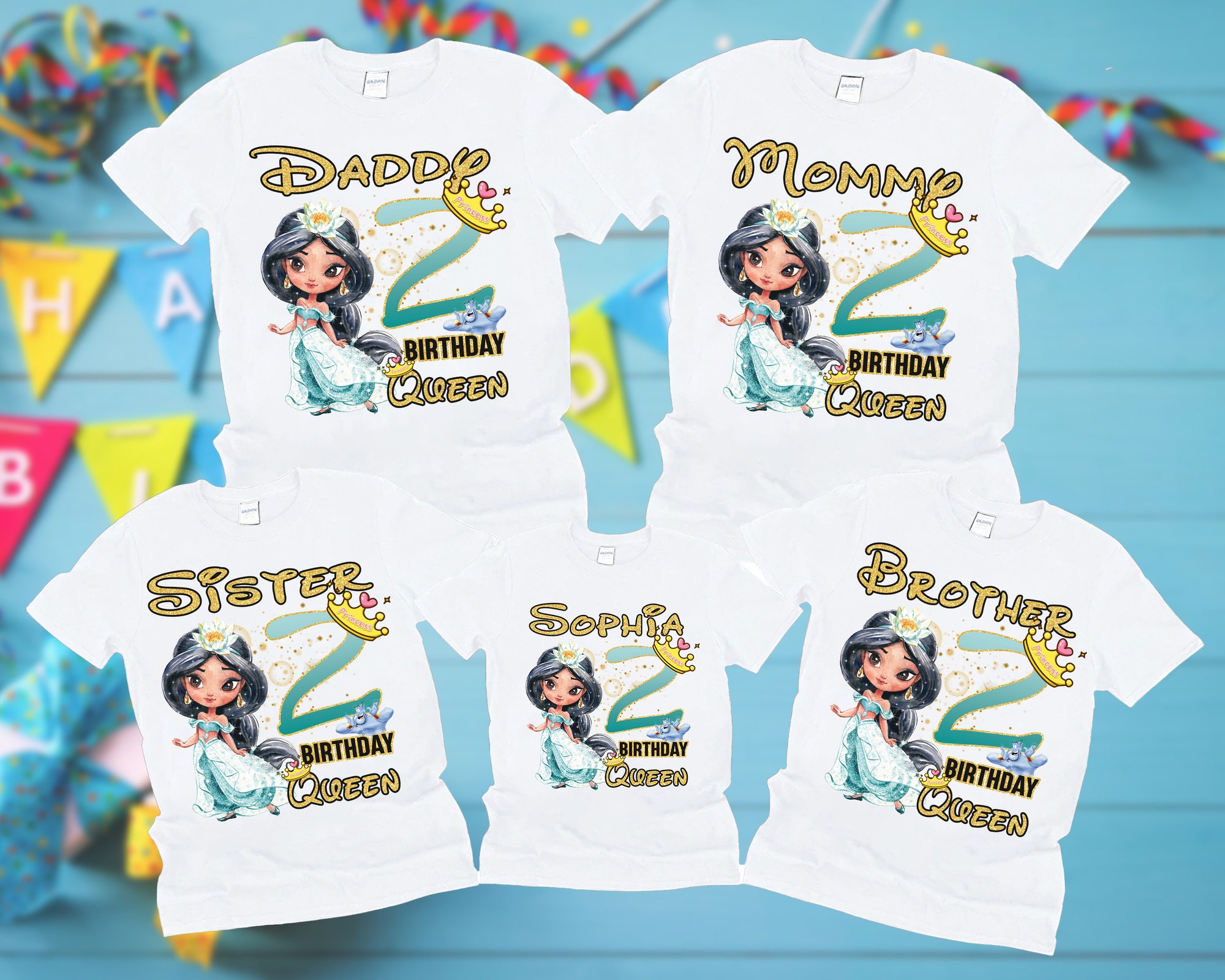 Discover Personalized Disney Aladdin Family Shirt