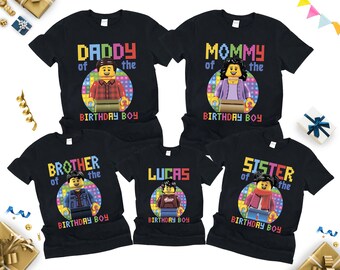 Lego Birthday Shirt - Etsy