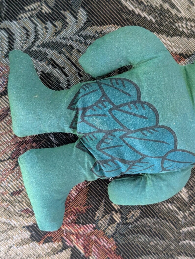 Vintage Jolly Green Giant Sprout Rag Doll 10" Cloth Plush Advertising Toy Mascot image 4