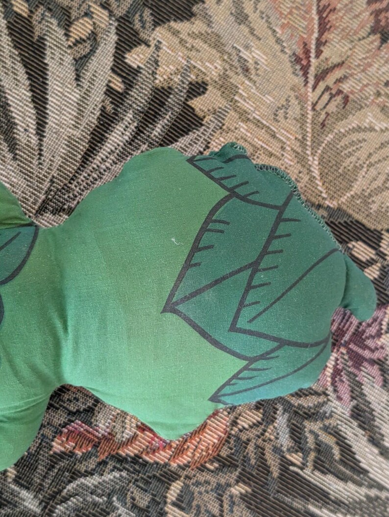 Vintage Jolly Green Giant Sprout Rag Doll 10" Cloth Plush Advertising Toy Mascot image 7
