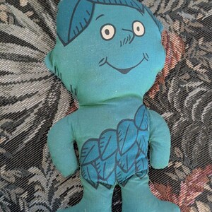 Vintage Jolly Green Giant Sprout Rag Doll 10" Cloth Plush Advertising Toy Mascot image 2