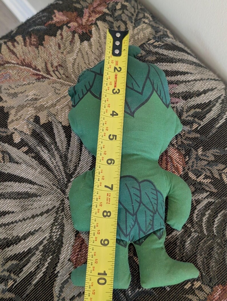 Vintage Jolly Green Giant Sprout Rag Doll 10" Cloth Plush Advertising Toy Mascot image 9