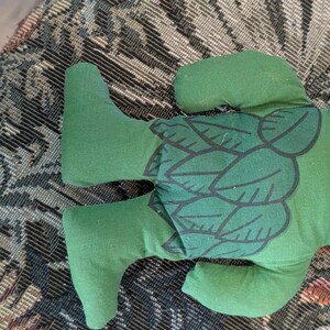 Vintage Jolly Green Giant Sprout Rag Doll 10" Cloth Plush Advertising Toy Mascot image 6