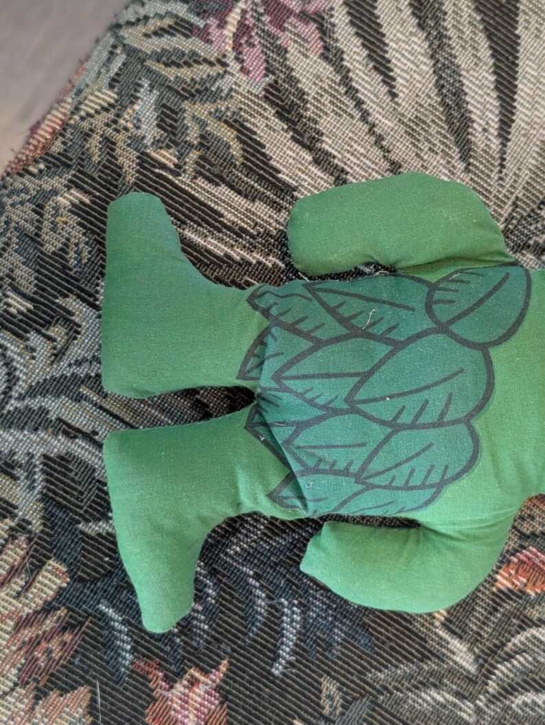 Vintage Jolly Green Giant Sprout Rag Doll 10" Cloth Plush Advertising Toy Mascot image 6