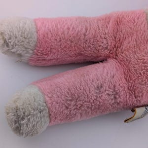Peluche Minnie Mouse vintage avec visage en caoutchouc avec bavette - Disney World des années 1960/70 (10") image 7