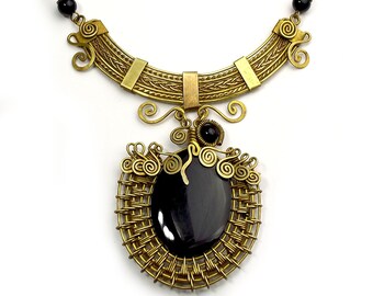 Josephine" wire wrap Necklace
