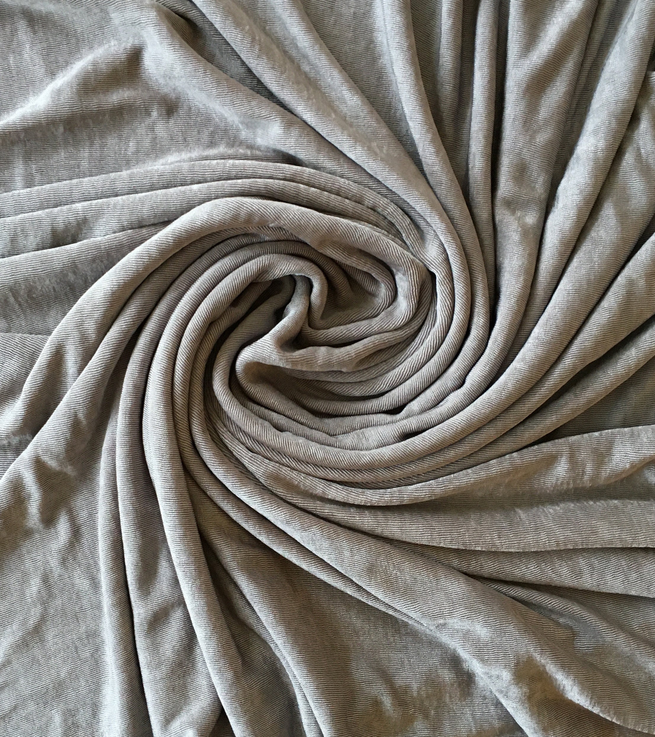Slinky Grey Fabric 
