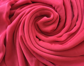 2 Yards - Slinky 4-Way Stretch Polyester Spandex Fabric | Watermelon