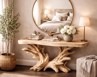 Organic Root Base Console Table