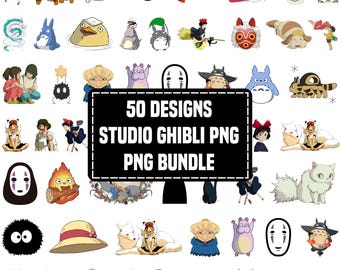 Paquete de imágenes prediseñadas de Studio Ghibli, pegatinas de Kiki Delivery Service, diario, El castillo ambulante, Totoro, adorable, manualidades, obsequio incluido.