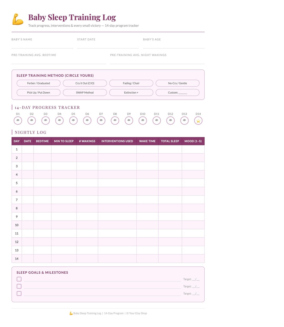 Newborn Care Log Printable | Hospital to Home Baby Tracker | Feed ...