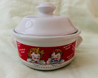 Vintage Cambell’s Soup Bowl with Lid