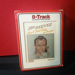 ジム・リーヴス - Am I That Easy To Forget ~ APS1 0039 ~ 8トラック テープ カートリッジ、アルバム (RCA Records、1973)