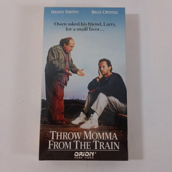 Throw Momma From The Train (1987 film) - VHS cassette, 88min/color, Rated PG-13 (Orion Home Video,1988) Still Sealed ~ 80s Comedy movie