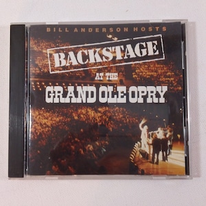 Bill Anderson Hosts &quot;Backstage At The Grand Ole Opry&quot; - RCA07863 69320 2 - HDCD, compilation album (RCA,2000) Country music compact disc