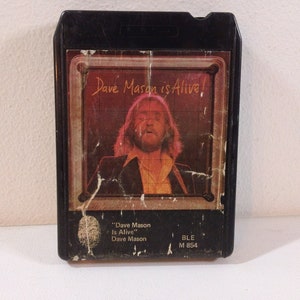 Dave Mason Is Alive ~ BLE M 854 - 8トラック テープ カートリッジ、アルバム (Blue Thumb Records、1973) ~ 70年代のロック ミュージック