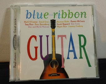 Various Artists - Blue Ribbon Guitar - ED CD 7006 - audio cd, compilation album (EasyDisc/Rounder Records,1996) Bluegrass music compact disc