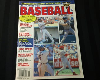 Bill Mazeroski's Baseball '95 - Edition #5 ~ Fantasy Baseball Guide / Annual Magazine (Preview Sports Publications,1995) 90s back issue