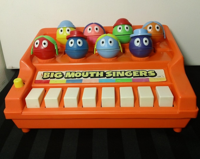 Vintage 1978 Gabriel BIG MOUTH SINGERS Motorized Toy Piano - Etsy