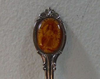 Vintage Shrine of Our Lady of Consolation in Carey, Ohio souvenir Collector Spoon