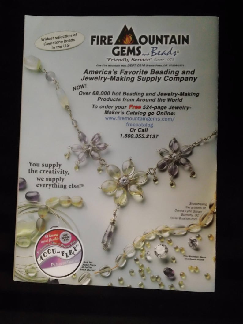 Step by Step Beads ~ Volume 4 No 6 ~ NovemberDecember 2006 Jewelry Design Project How-To Magazine Back Issue